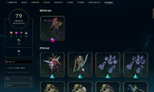 Muito Boa Pra Mono Riven 314 Skins, 79 Chromas - League of Legends LOL