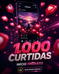 ❤️ 1.000 Curtidas BRASILEIRAS [HQ] | Garantia 30 Dias 🔁 - Redes Sociais