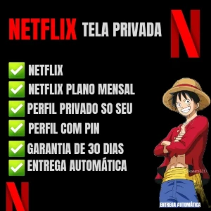 🤩 Netflix | Mensal | Perfil Privado Xom Pin | Entrega Autom - Premium