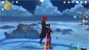 Conta Genshin Impact AR46 Diluc + Venti + Qiqi + Tartaglia