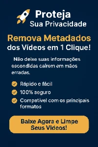 Programa para remover metados dos videos e direitos autorais - Outros