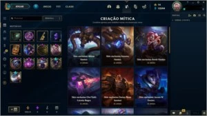 Conta League of Legends todas skins LOL
