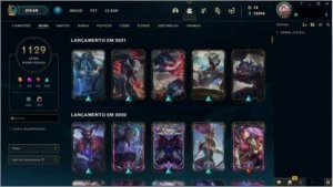Conta League of Legends todas skins LOL