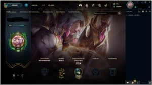 Conta League of Legends todas skins LOL