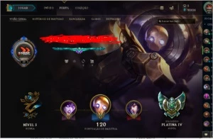 Conta Platina 4 - League of Legends LOL