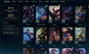 Conta League of Legends LOL