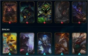 CONTA COM 102 CHAMPIONS E 146 SKINS - League of Legends LOL