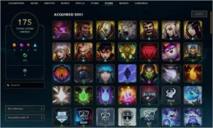 Conta Mestre + 122 champs + 106 skins (skins raras) - League of Legends LOL