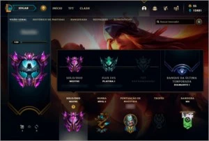 Conta Mestre + 122 champs + 106 skins (skins raras) - League of Legends LOL