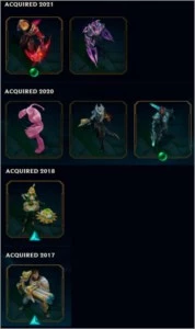 Conta Mestre + 122 champs + 106 skins (skins raras) - League of Legends LOL