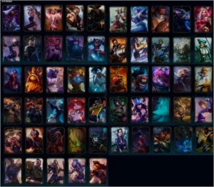 Conta Mestre + 122 champs + 106 skins (skins raras) - League of Legends LOL