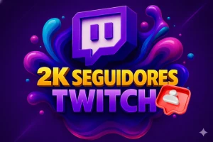 2K Seguidores Twitch R$10,90 ★[MENOR PREÇO DE TODOS!]★ - Social Media