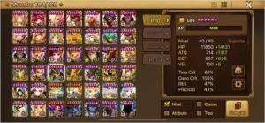 Conta Summoners war - Psamathe