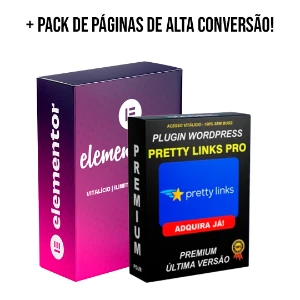 Pack Elementor Pro + Pretty Link + Páginas De Alta Conversão - Softwares e Licenças