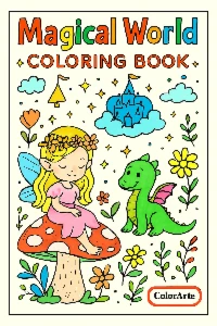 Mundo Mágico Livro de Colorir Pdf - Outros