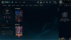 Conta LOL de 2013 com 89 Skins - League of Legends