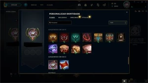 Conta LOL de 2013 com 89 Skins - League of Legends
