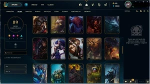 Conta LOL de 2013 com 89 Skins - League of Legends