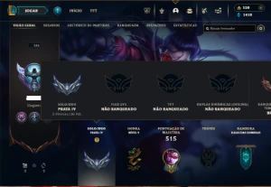 Prata 4 com TODOS os champs e 294 Skins ( MAIN ADC ) - League of Legends LOL
