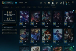 Prata 4 com TODOS os champs e 294 Skins ( MAIN ADC ) - League of Legends LOL