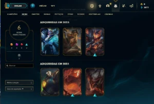 Conta de lol lvl 48 pra sair rápido - League of Legends