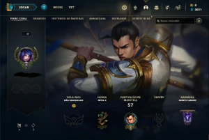 Conta de lol lvl 48 pra sair rápido - League of Legends