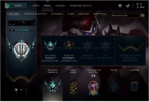 CONTA PLAT IV LOL - League of Legends