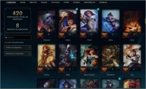 CONTA PRATA 1 COM 46 SKINS E 130 CHAMPS - League of Legends LOL