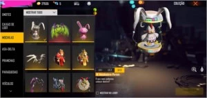 Conta freefire com angelical muito gemada - Free Fire