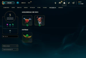 Conta Lol Smurf - Diamante 2 - 70% Winrate - League of Legends