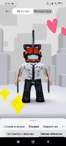 Conta Roblox de blox fruits + roupas de robux + vip elementa