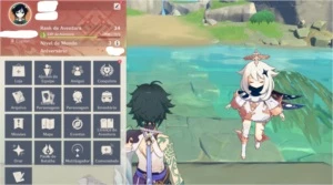Venti + Mona + Xiao AR34 - Genshin Impact