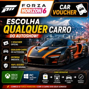 🏎️ Forza Horizon 6 – Car Voucher | Escolha Qualquer Carro - Gift Cards