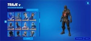 Conta Fortnite com cavaleiro negro