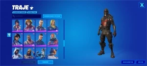 Conta Fortnite com cavaleiro negro