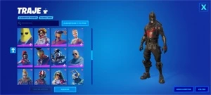 Conta Fortnite com cavaleiro negro