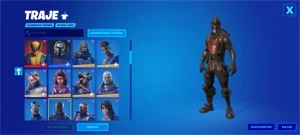 Conta Fortnite com cavaleiro negro
