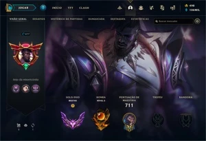 Conta League Of Legends  [Mestre] (ótima, único dono). LOL