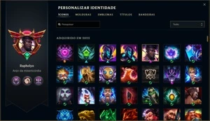 Conta League Of Legends  [Mestre] (ótima, único dono). LOL