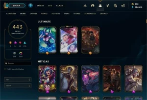 Conta League Of Legends  [Mestre] (ótima, único dono). LOL