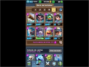 Clash Royale Arena 10 (3150) com  8 lendarias. Xp10