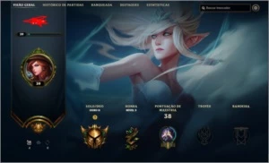 Conta lol nível 39, 35 campeões e 2 skins - League of Legends