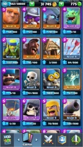 Clash royale cv 30 barato