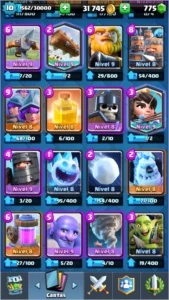 Clash royale cv 30 barato