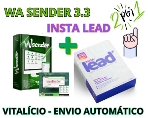 Wa Sender 3.3 + Insta Lead V6 - Vitalício Completo - Outros