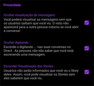 Instagram modificado - Redes Sociais