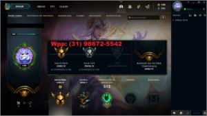 Conta Gold IV, 309 Skins e Todos os champs praticamente - League of Legends LOL