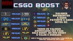 Boost De Patente/ Md3 Na Gc E Md10 No Matchmaking  Gc/Faceit - Counter Strike CS