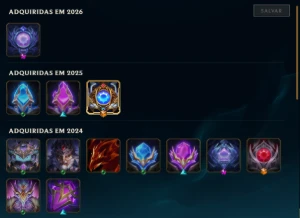 Conta LoL 703 Skins 13 Prestige + Hextech Já Foi Challenger - League of Legends