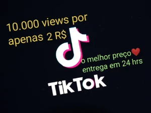 Visualizações Tik Tok - Redes Sociais